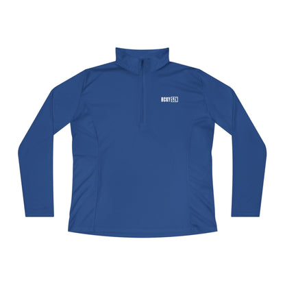 Women's HCKY SZN Quarter-Zip Pullover (Royal Blue)