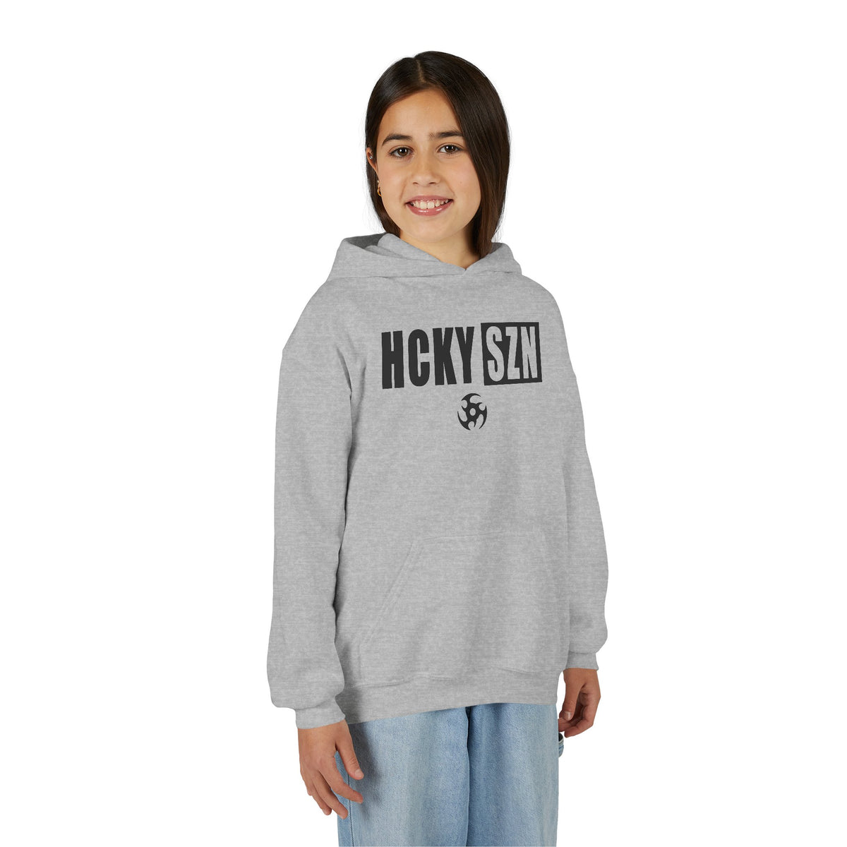 Youth HCKY SZN (Black Logo) Hooded Sweatshirt - Various Colors