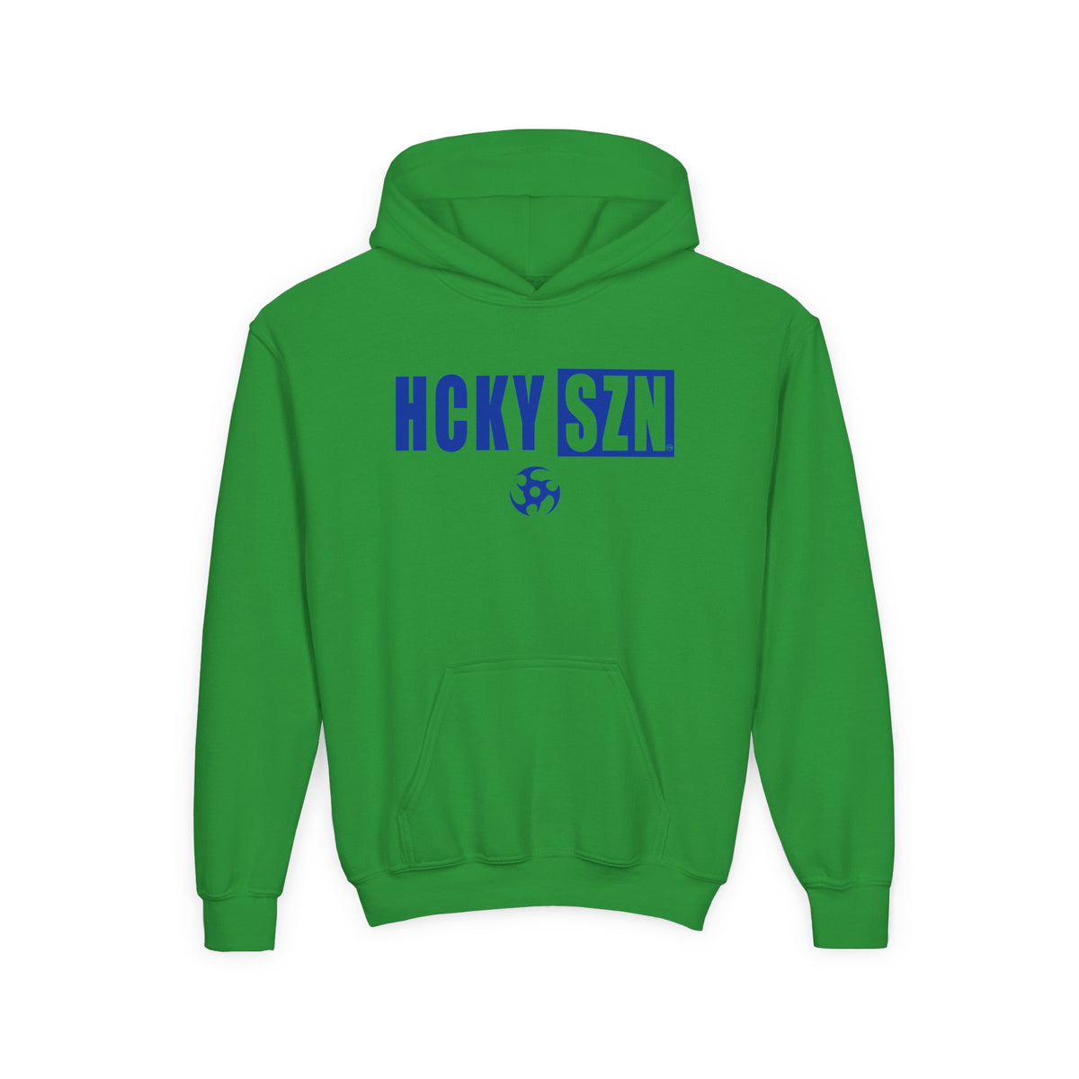 Youth HCKY SZN (Royal Blue Logo) Hooded Sweatshirt - Various Colors