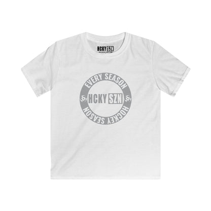Youth Circle SZN Softstyle Tee (Grey Logo) - Various Colors