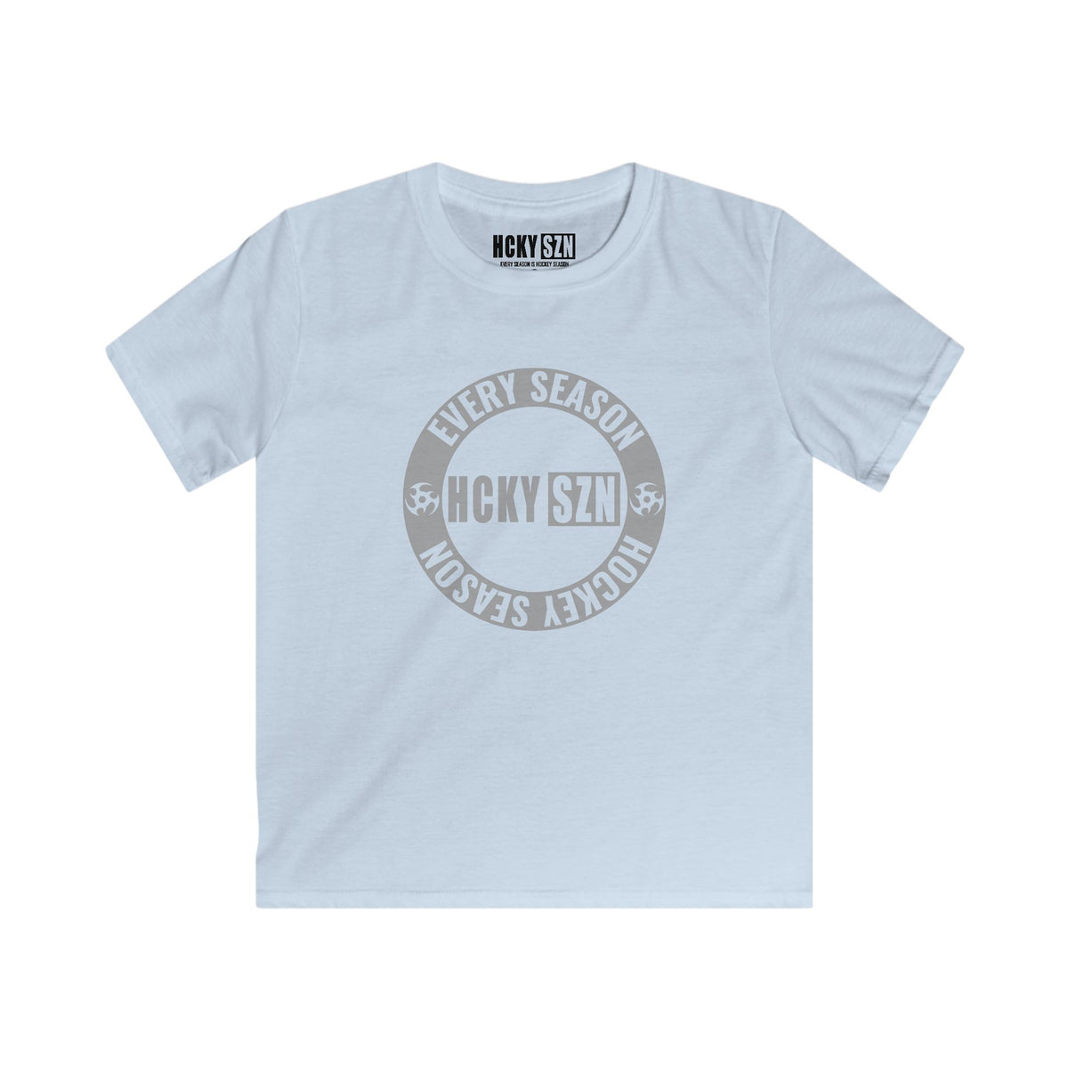 Youth Circle SZN Softstyle Tee (Grey Logo) - Various Colors