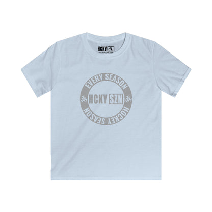 Youth Circle SZN Softstyle Tee (Grey Logo) - Various Colors