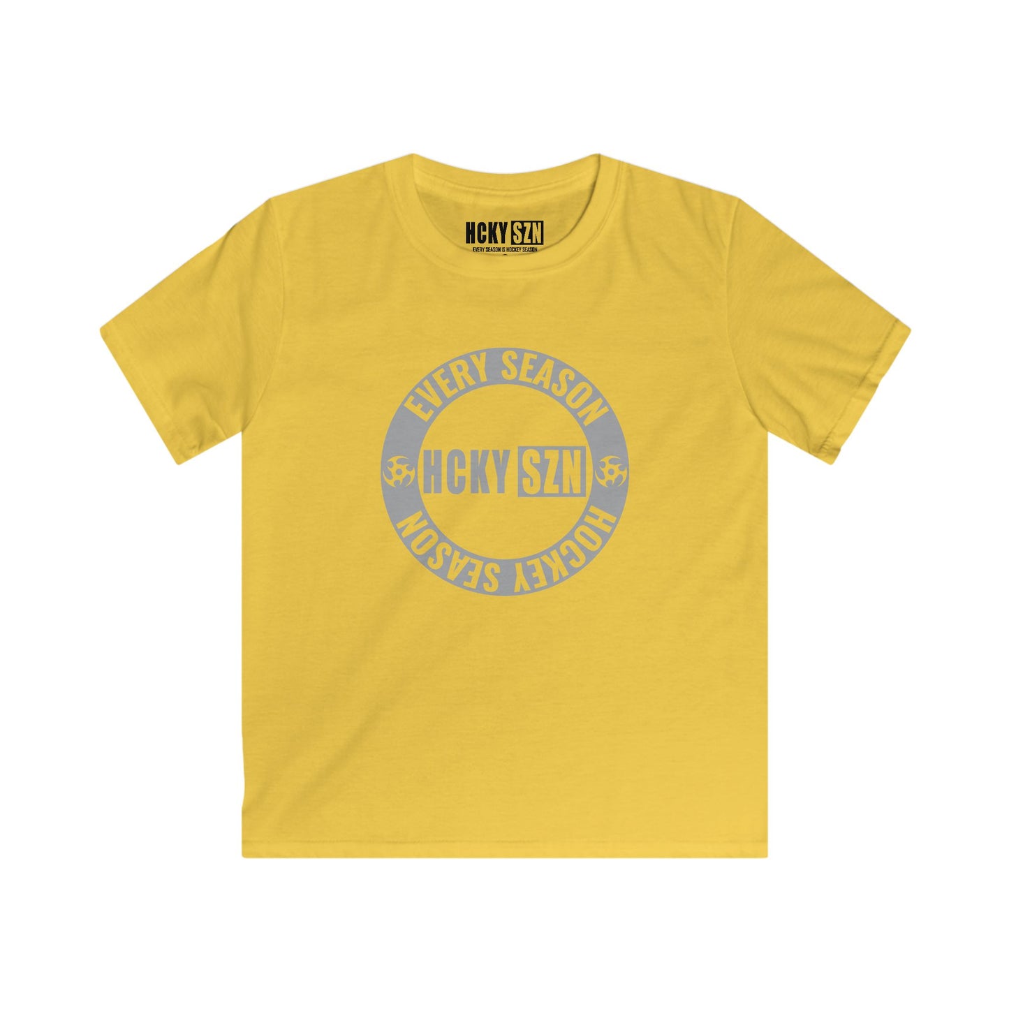 Youth Circle SZN Softstyle Tee (Grey Logo) - Various Colors