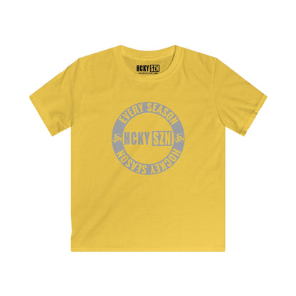 Youth Circle SZN Softstyle Tee (Grey Logo) - Various Colors