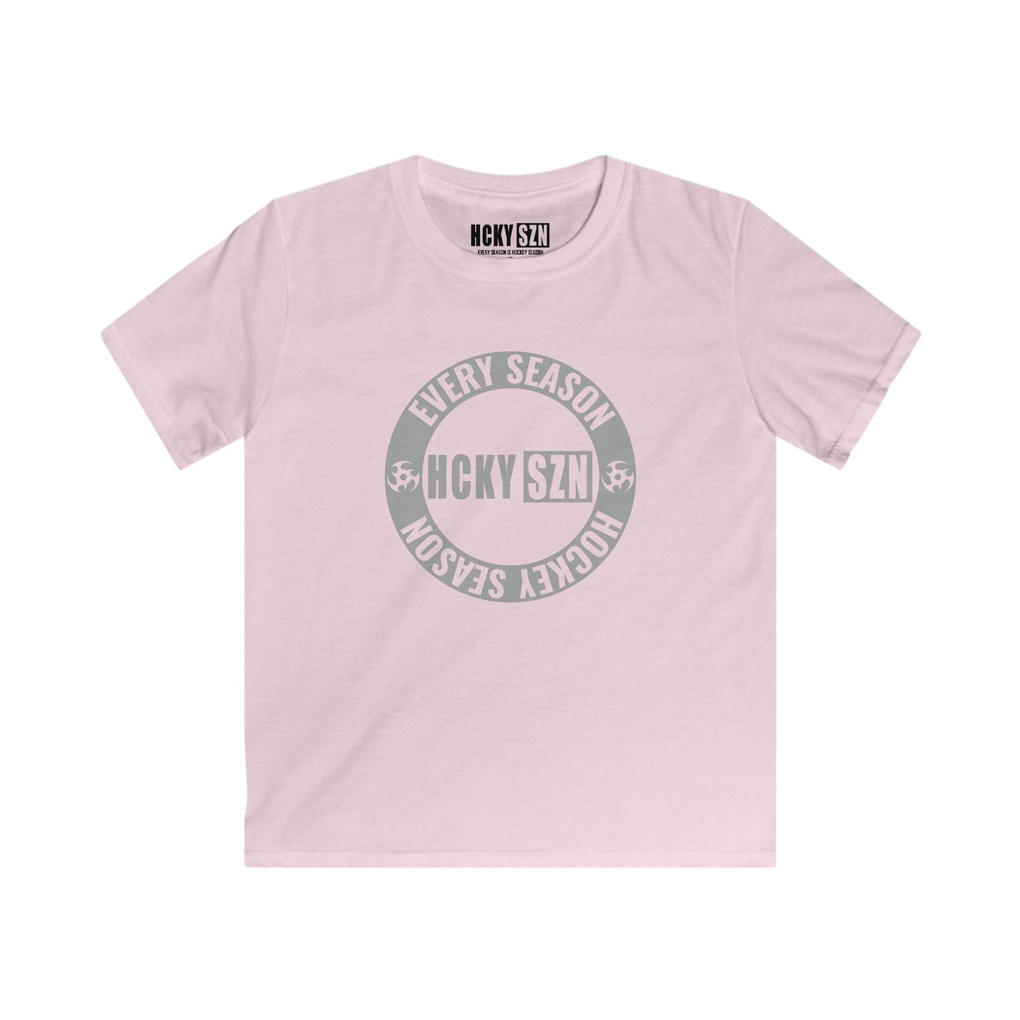 Youth Circle SZN Softstyle Tee (Grey Logo) - Various Colors
