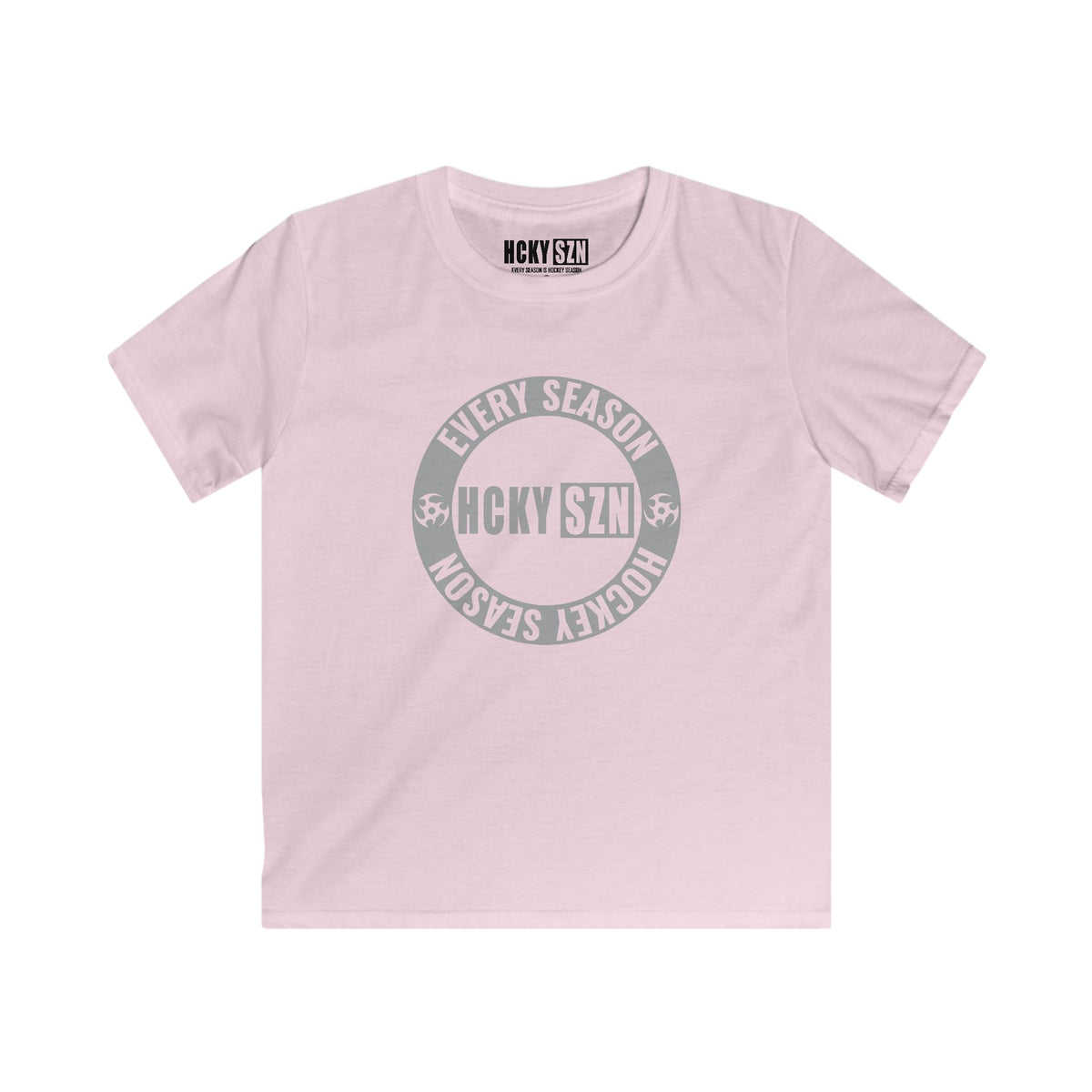 Youth Circle SZN Softstyle Tee (Grey Logo) - Various Colors
