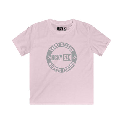 Youth Circle SZN Softstyle Tee (Grey Logo) - Various Colors