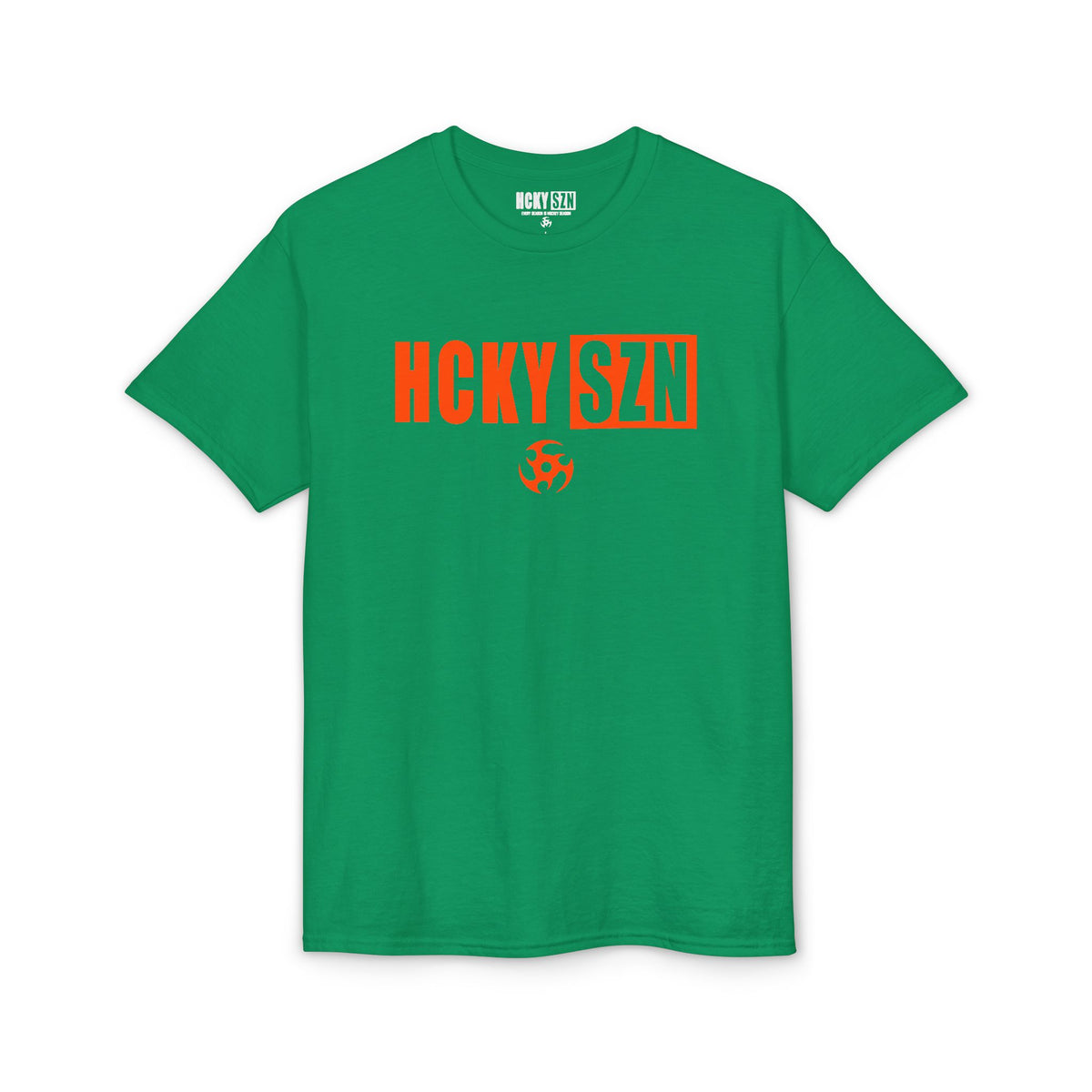 HCKY SZN Simple Star DryBlend Tee Shirt (Orange Logo) - Various Colors