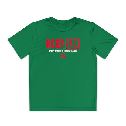 Every Season is HCKY SZN Youth Competitor Tee (Red Logo) - Various Colors