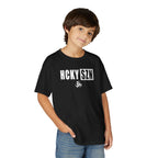 Youth HCKY SZN DryBlend Tee Shirt (White Logo) - Various Colors
