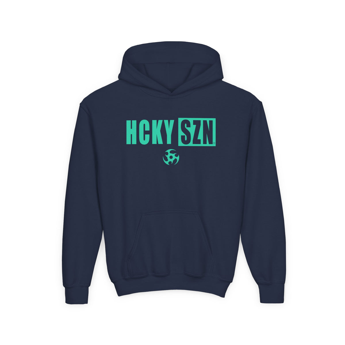 Youth HCKY SZN (Seafoam Logo) Hooded Sweatshirt - Various Colors