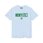 HCKY SZN Simple Star DryBlend Tee Shirt (Green Logo) - Various Colors