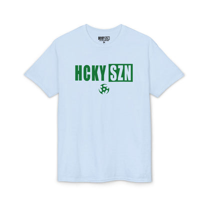 HCKY SZN Simple Star DryBlend Tee Shirt (Green Logo) - Various Colors