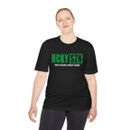 HCKYSZN Every Season Adult Performance Tee - Black/Kelly Green