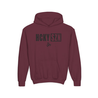 Youth HCKY SZN (Black Logo) Hooded Sweatshirt - Various Colors