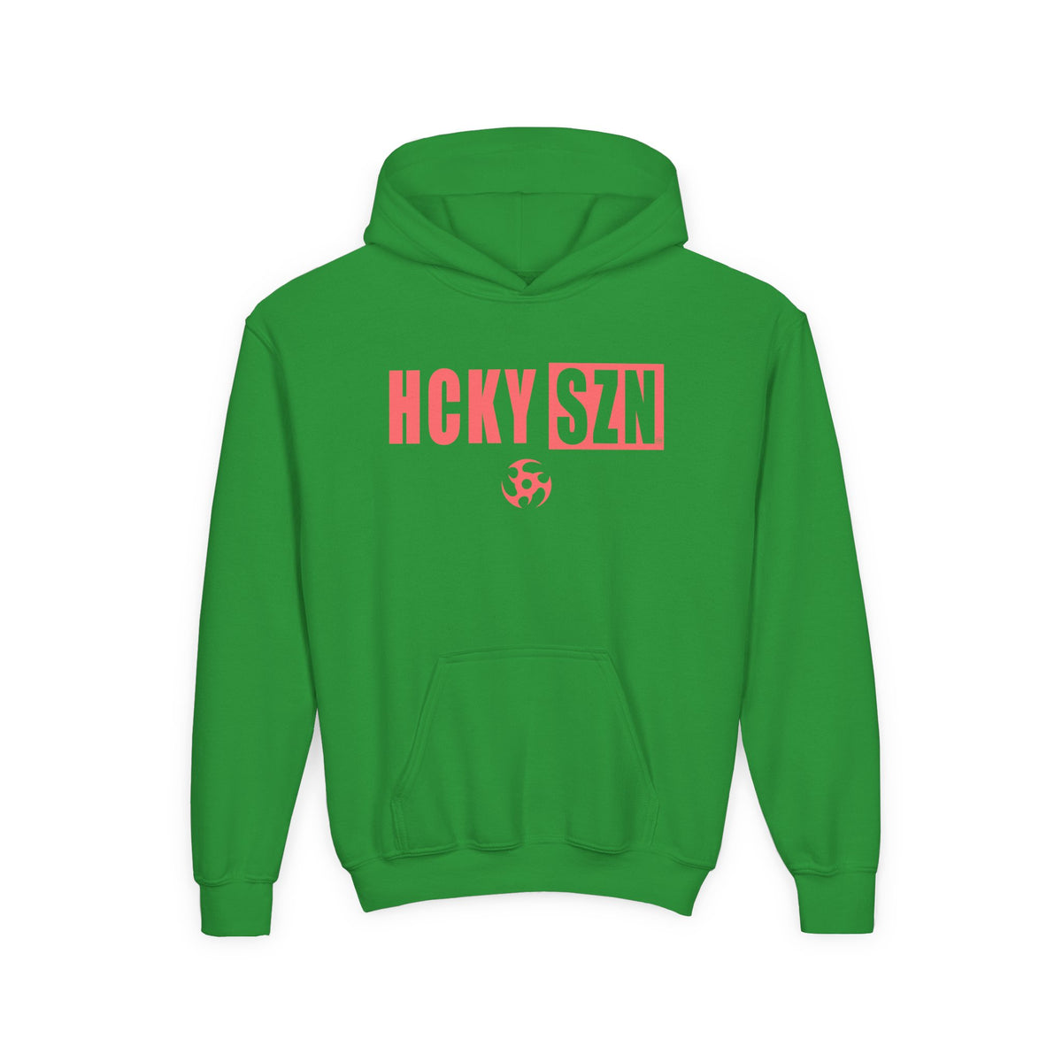Youth HCKY SZN (Peach Logo) Hooded Sweatshirt - Various Colors
