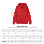 Youth Circle Logo Full Zip Hoodie (Red)