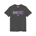 HCKY SZN Simple Star DryBlend Tee Shirt (Lavender Logo) - Various Colors