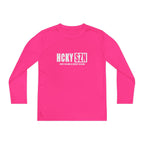 Every Season is HCKYSZN Youth Performance Long Sleeve Tee - White Logo