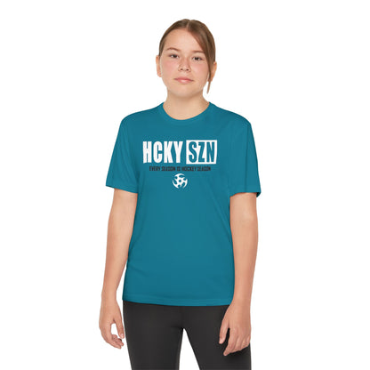 Every Season is HCKY SZN Youth Competitor Tee (White Logo) - Various Colors