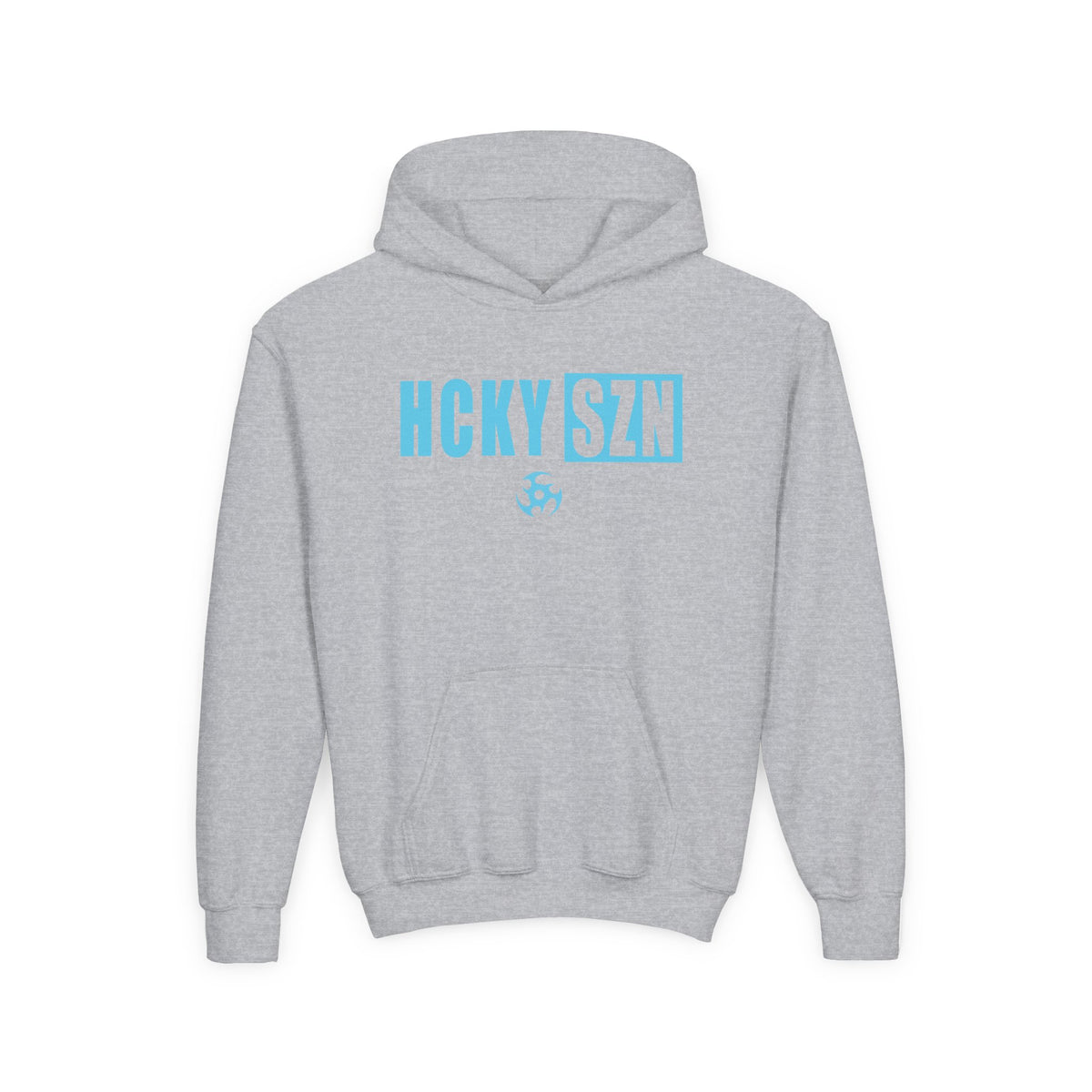 Youth HCKY SZN (Sky Blue Logo) Hooded Sweatshirt - Various Colors