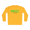 HCKYSZN (All Gas) Long Sleeve Adult Performance Tee - Gold/Lime/Black