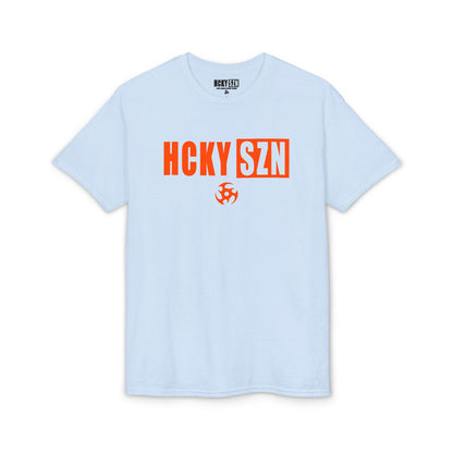 HCKY SZN Simple Star DryBlend Tee Shirt (Orange Logo) - Various Colors