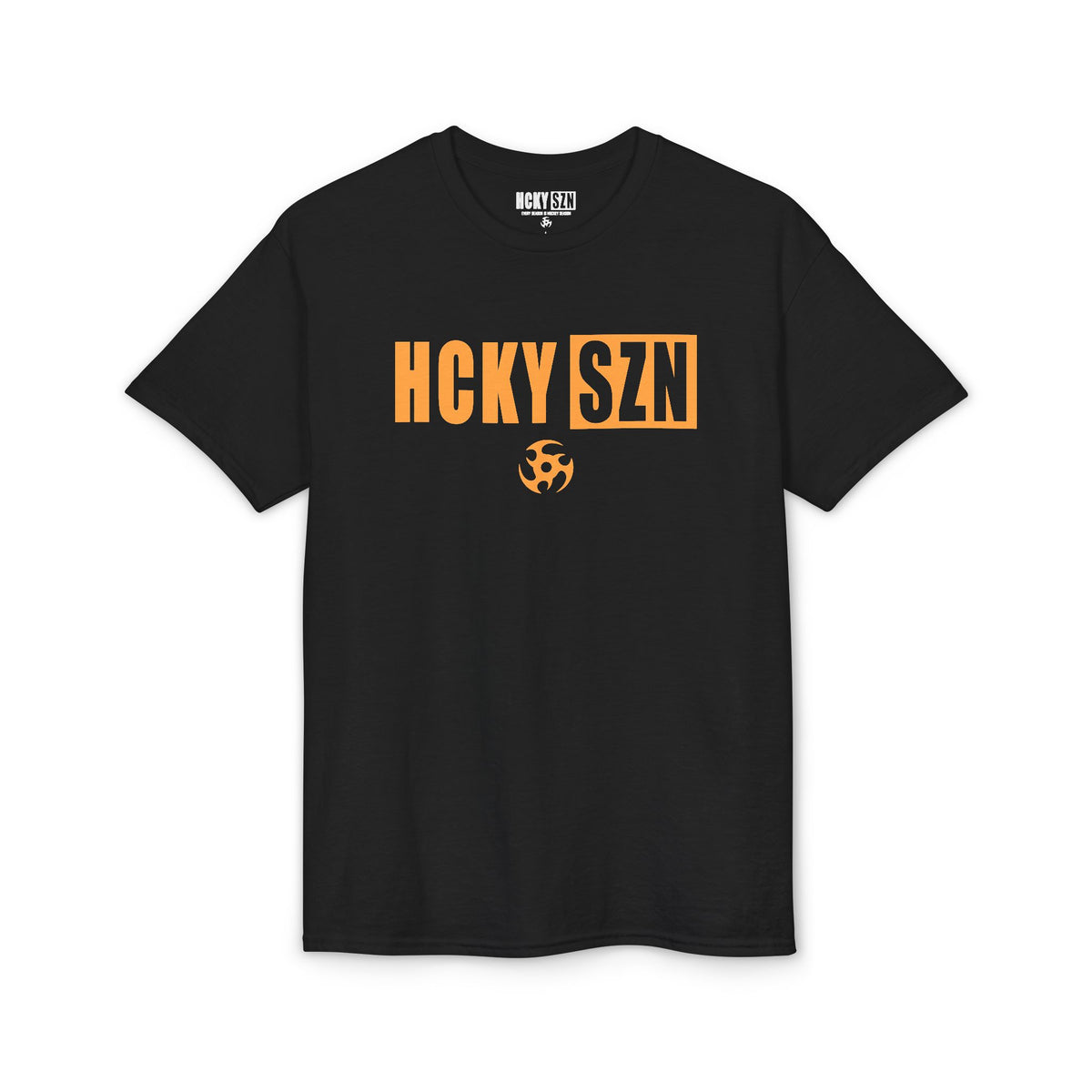 HCKY SZN Simple Star DryBlend Tee Shirt (Mango Logo) - Various Colors
