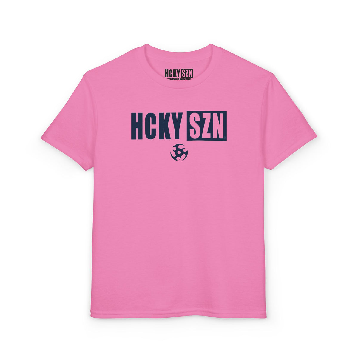 Youth HCKY SZN DryBlend Tee Shirt (Navy Logo) - Various Colors