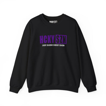 HCKY SZN Crewneck Sweatshirt (Purple Logo) - Various Colors