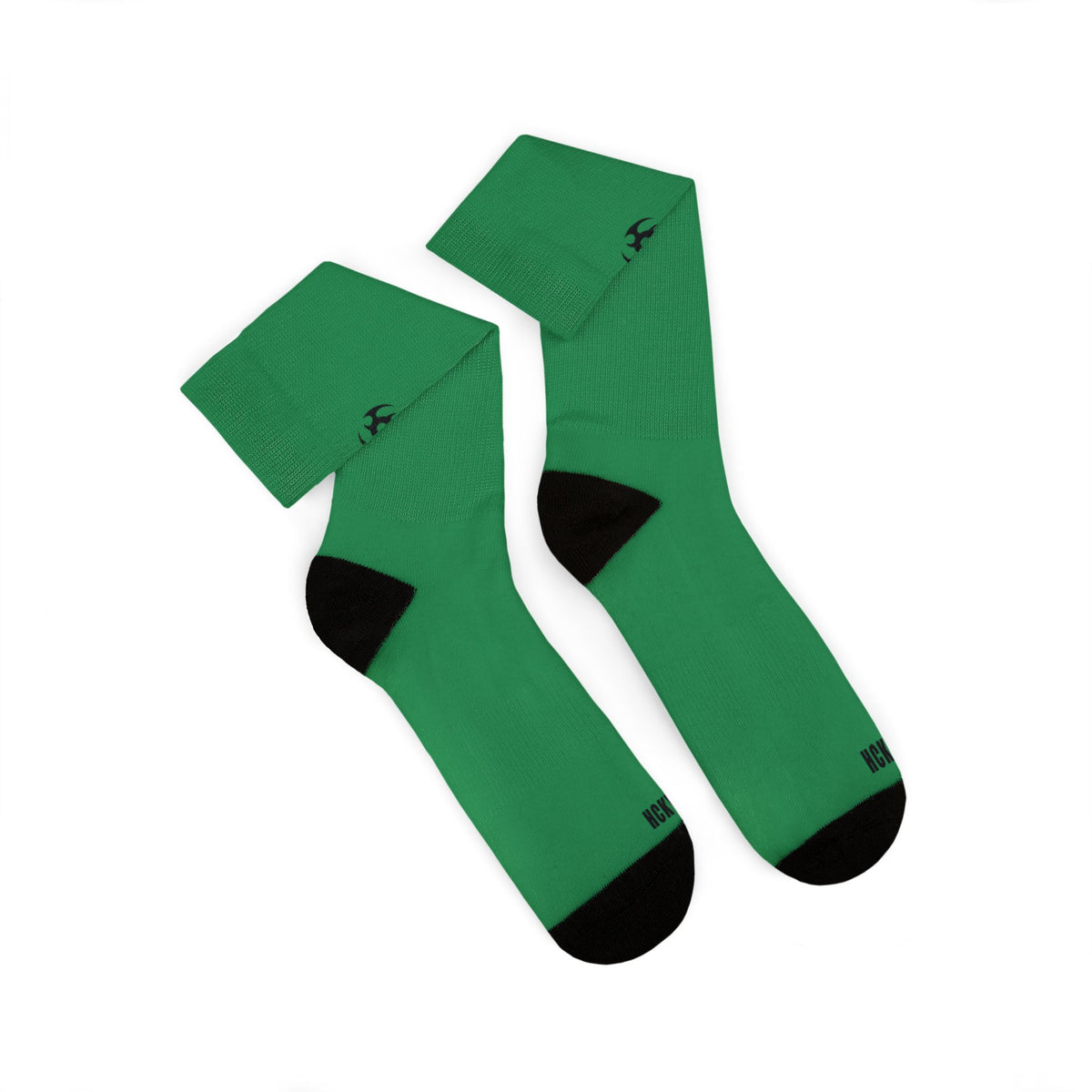 Comfort Crew Fleece Lined Hockey Socks (Green)