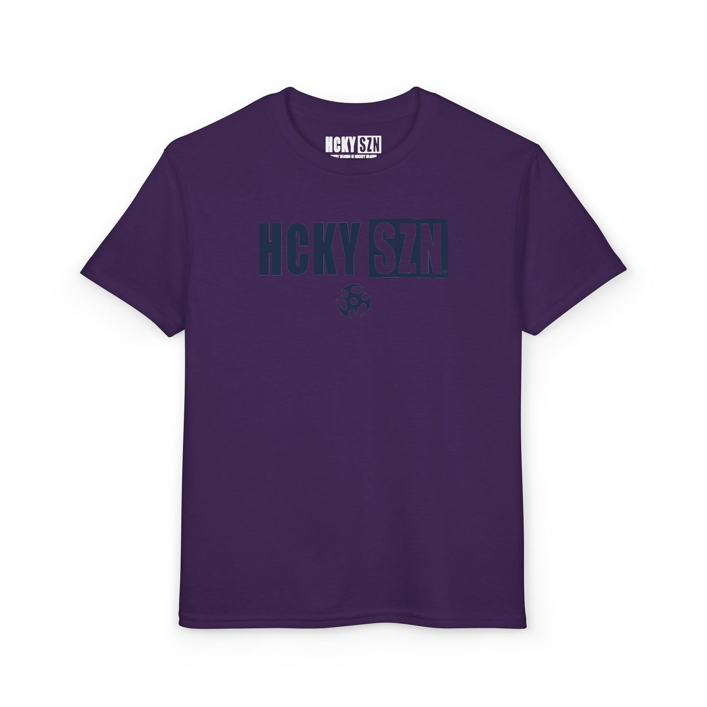 Youth HCKY SZN DryBlend Tee Shirt (Navy Logo) - Various Colors