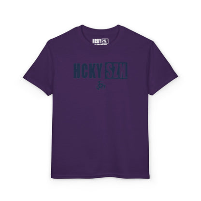 Youth HCKY SZN DryBlend Tee Shirt (Navy Logo) - Various Colors