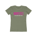 Every Season Is Hockey Season Women's Boyfriend Tee (Hot Pink Logo) - Various Colors