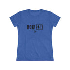 Women’s Hockey Vibe Triblend Tee (Black Logo)