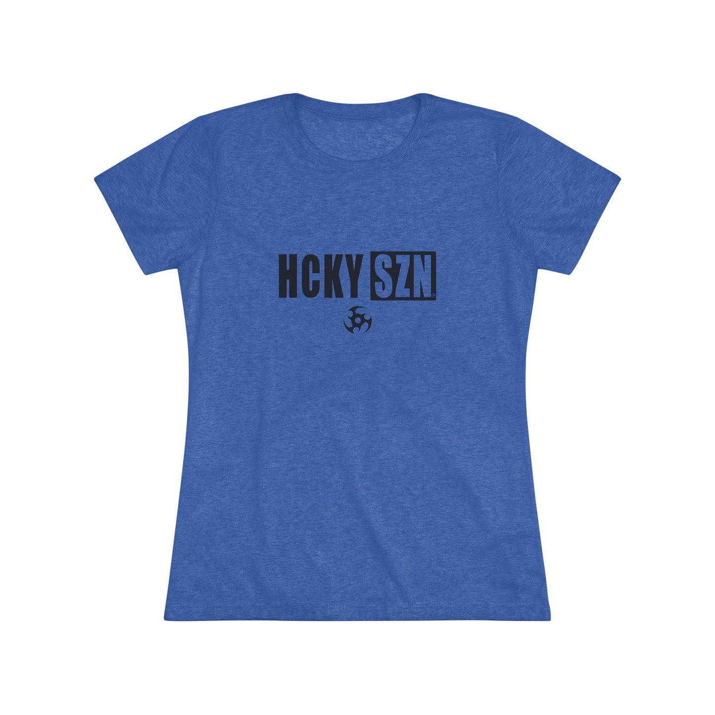 Women’s Hockey Vibe Triblend Tee (Black Logo)