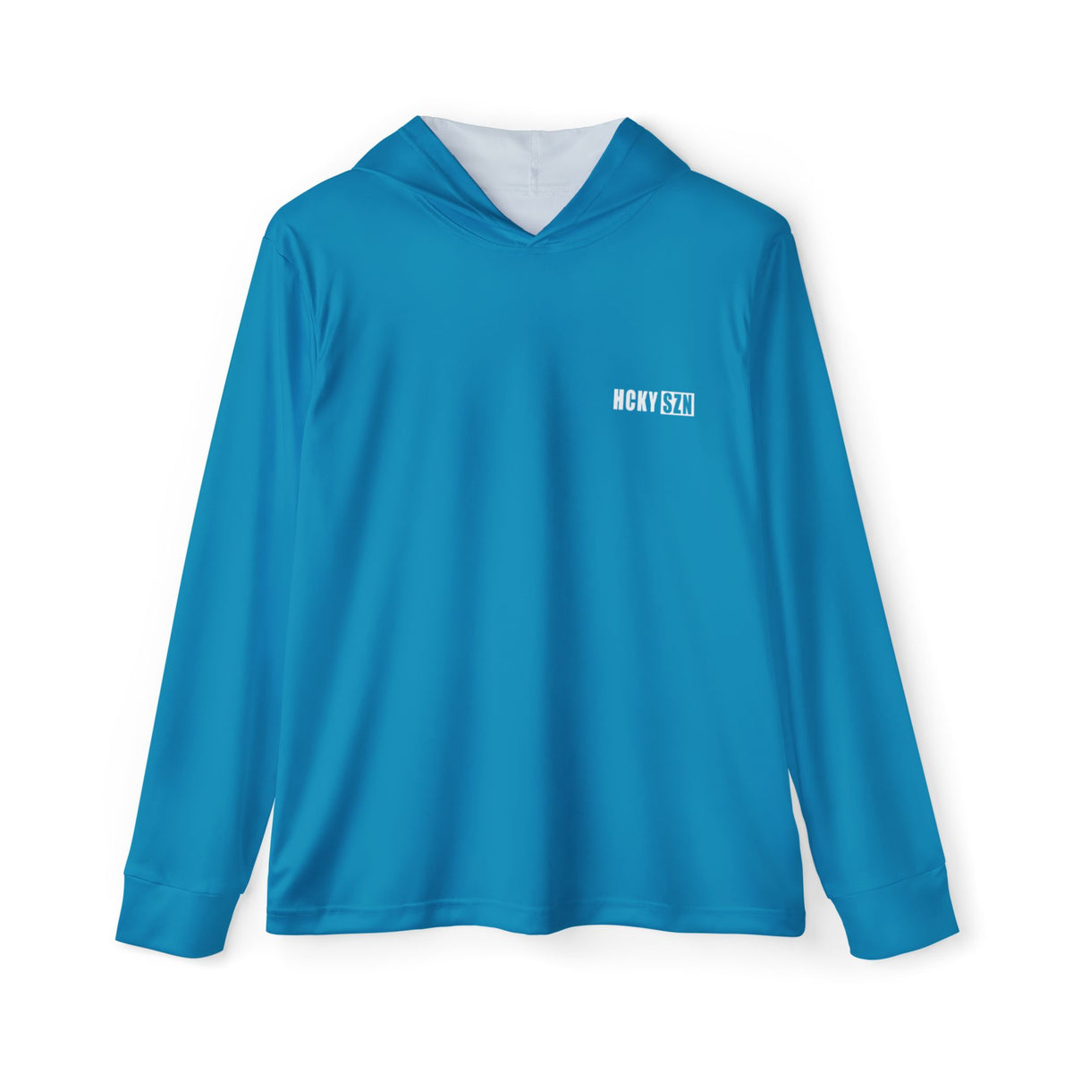 HCKY SZN Signature Performance Warmup Hoodie (Sky Blue/White)