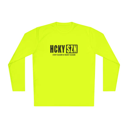 Every Season is HCKYSZN Performance Long Sleeve Tee - Black Logo