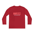 Every Season is HCKY SZN Youth Competitor Long Sleeve Tee (Peach Logo) - Various Colors