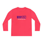 Every Season is HCKY SZN Youth Competitor Long Sleeve Tee (Purple Logo) - Various Colors