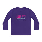 Every Season is HCKY SZN Youth Competitor Long Sleeve Tee (Hot Pink Logo) - Various Colors