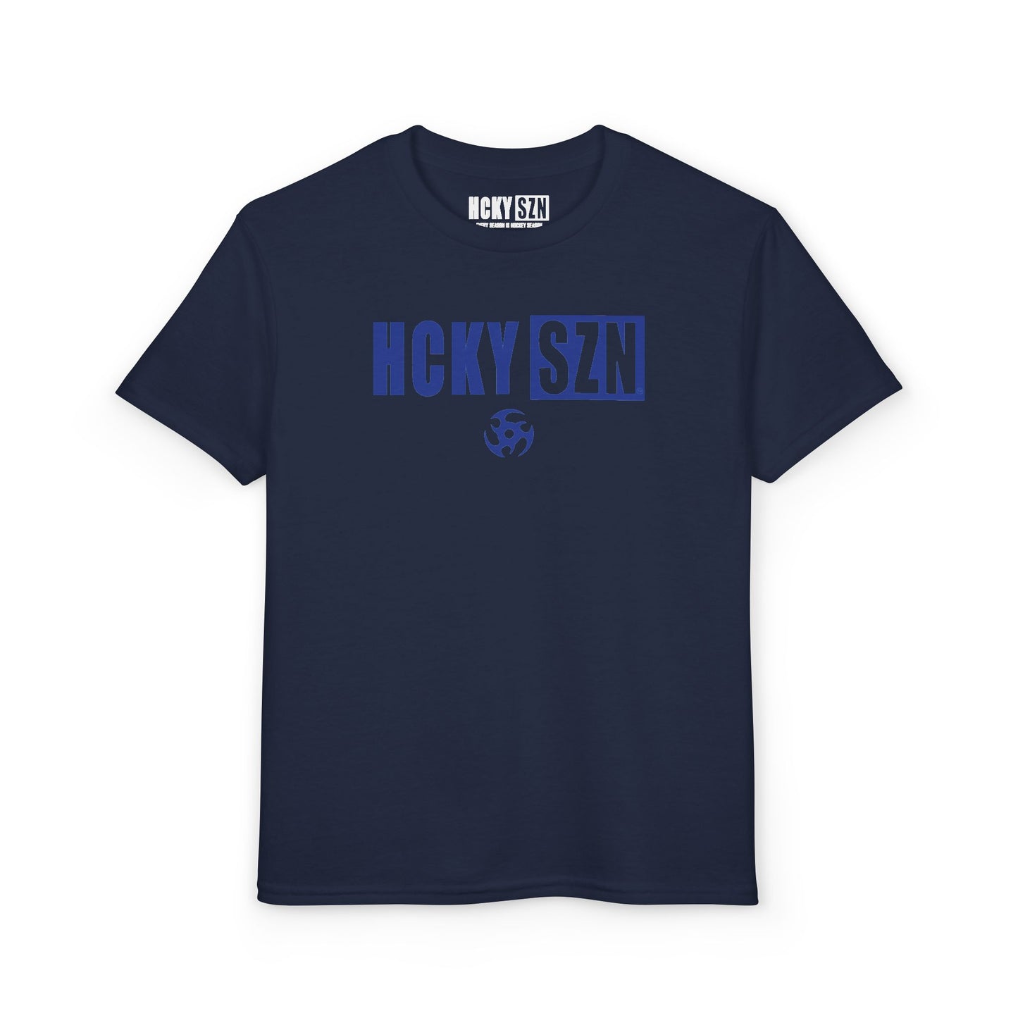 Youth HCKY SZN DryBlend Tee Shirt (Royal Logo) - Various Colors