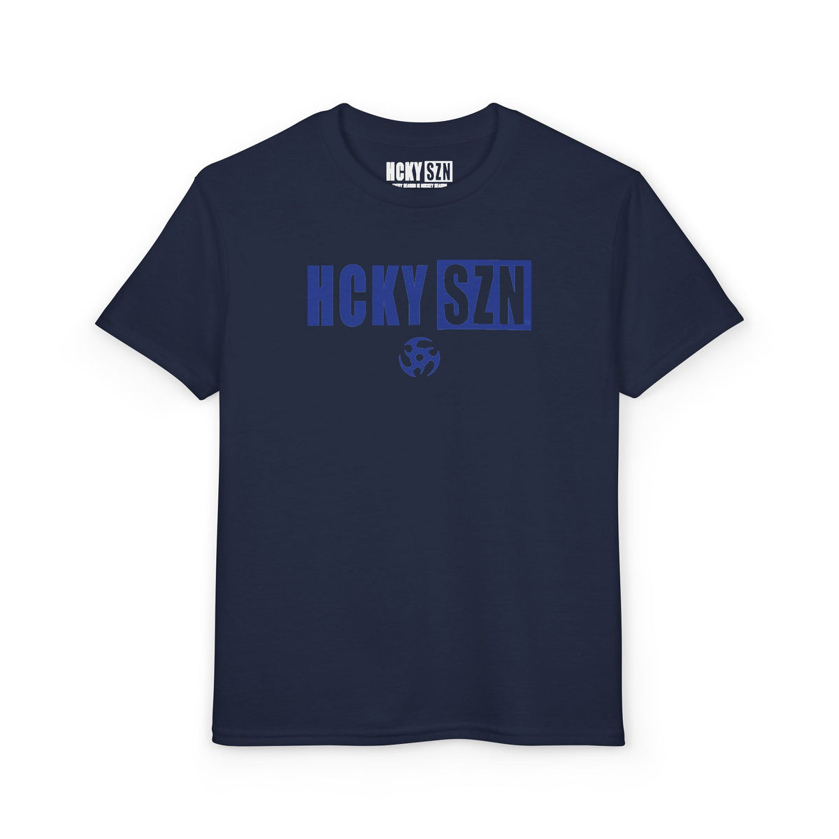 Youth HCKY SZN DryBlend Tee Shirt (Royal Logo) - Various Colors