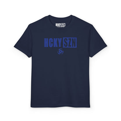 Youth HCKY SZN DryBlend Tee Shirt (Royal Logo) - Various Colors