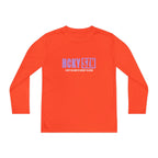 Every Season is HCKY SZN Youth Competitor Long Sleeve Tee (Lavender Logo) - Various Colors