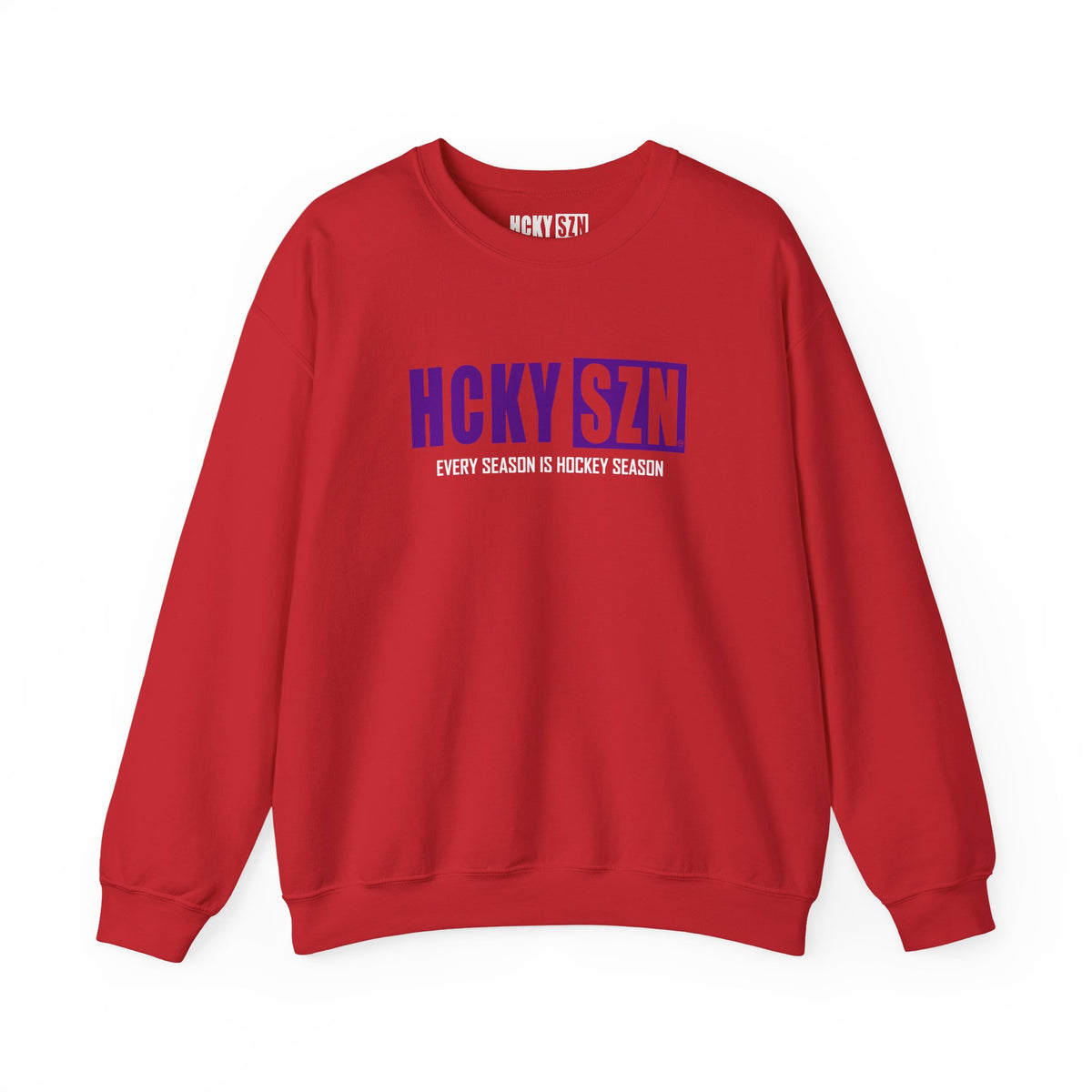 HCKY SZN Crewneck Sweatshirt (Purple Logo) - Various Colors