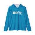 HCKY SZN Big Logo Performance Warmup Hoodie (Sky Blue/White)