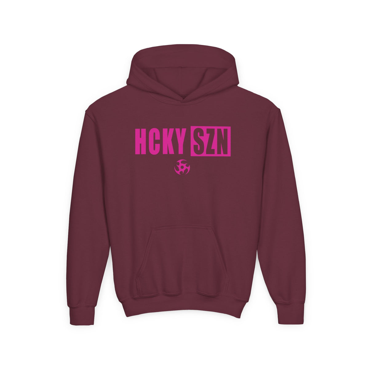 Youth HCKY SZN (Hot Pink Logo) Hooded Sweatshirt - Various Colors