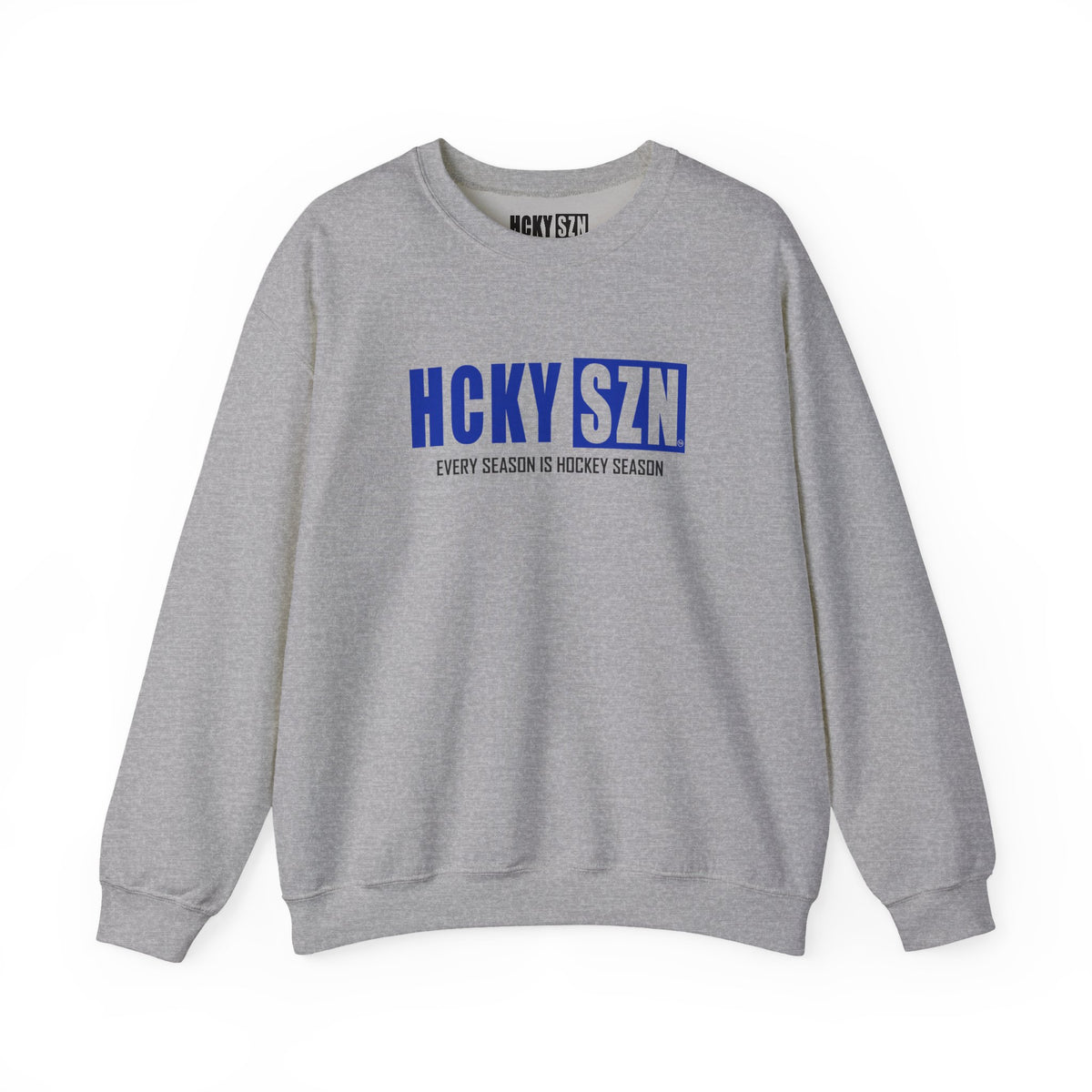 HCKY SZN Crewneck Sweatshirt (Royal Blue Logo) - Various Colors