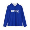 HCKY SZN Big Logo Performance Warmup Hoodie (Blue/White)